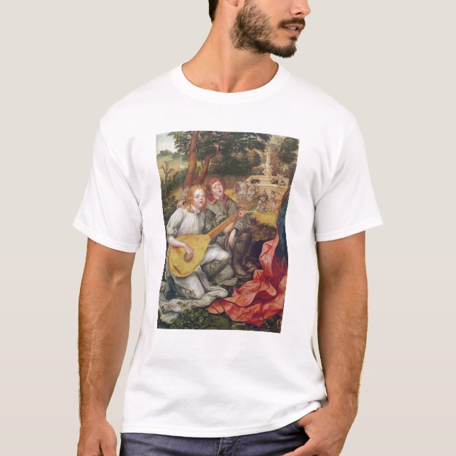 Virgin and Child with Angels T-Shirt (Front)