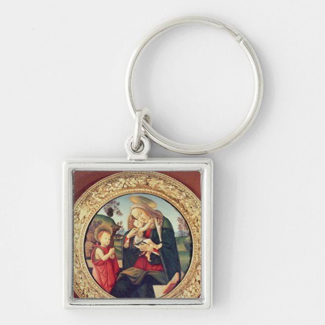 Virgin and Child with John the Baptist Keychain (Front)