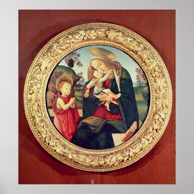 Virgin and Child with John the Baptist Poster (Front)