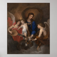 Virgin and Child with Music Making Angels
