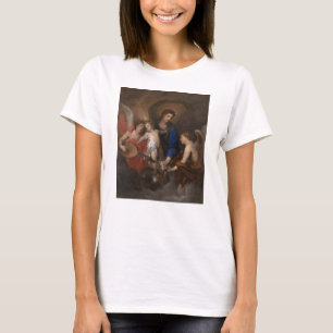 Virgin and Child with Music Making Angels T-Shirt