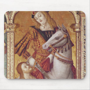 Virgin and Child with SS. Gregory and Martin Mouse Pad