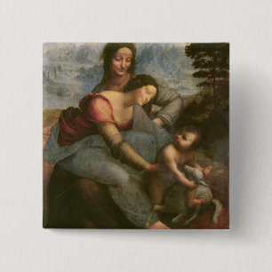 Virgin and Child with St. Anne, c.1510 Button