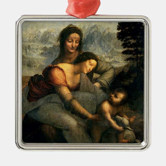 Virgin and Child with St. Anne, c.1510 Metal Ornament (Front)