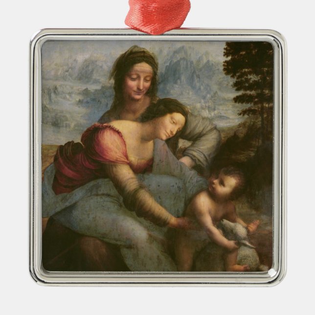Virgin and Child with St. Anne, c.1510 Metal Ornament (Front)