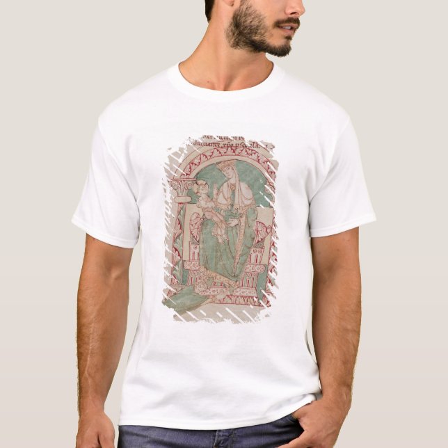Virgin and Child with St. Gregory the Great T-Shirt (Front)