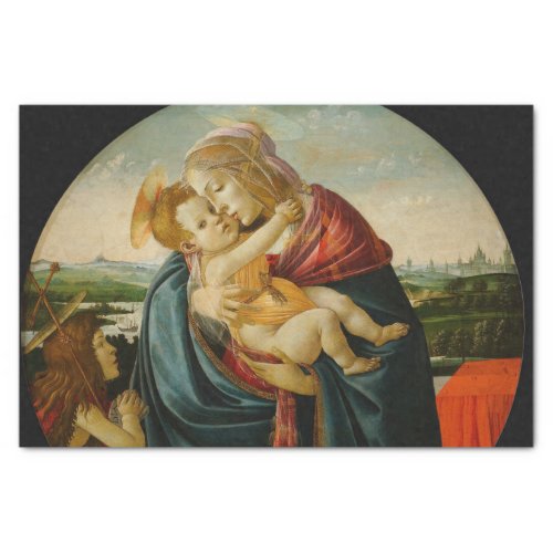 Virgin and Child with St John the Baptist Tissue Paper