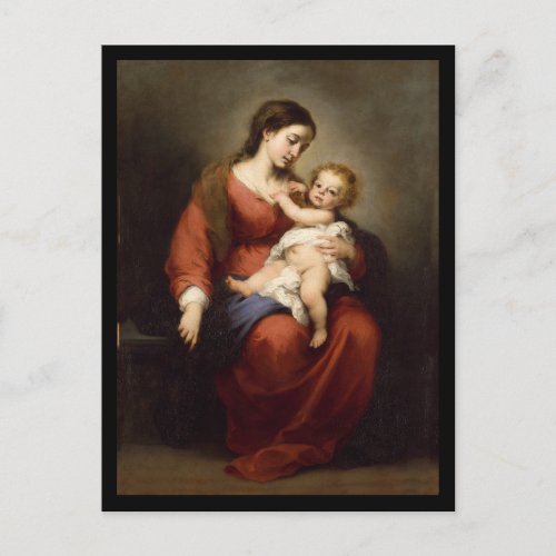 Virgin and Christ Child Postcard