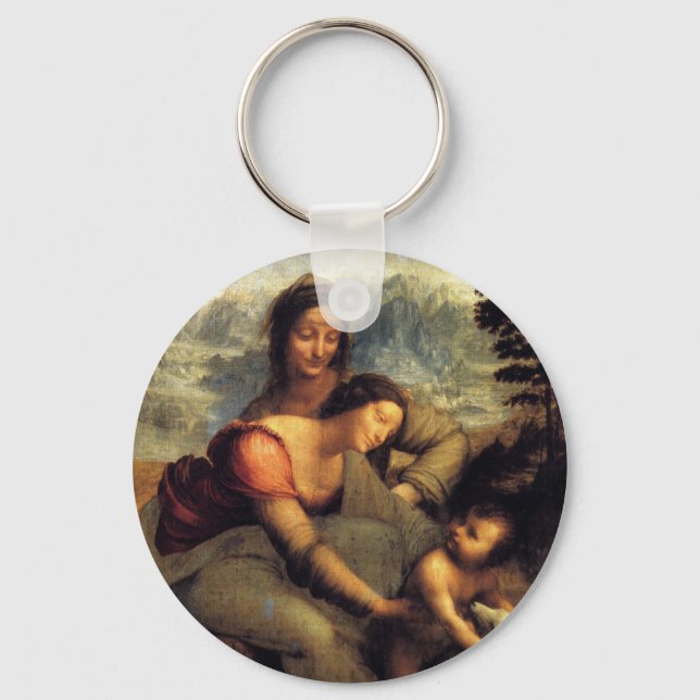 Virgin & Child w/ St.Anne & Lamb Keychain (Front)