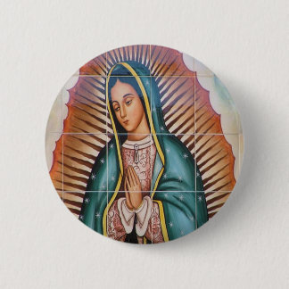 Virgin de Guadalupe Pinback Button