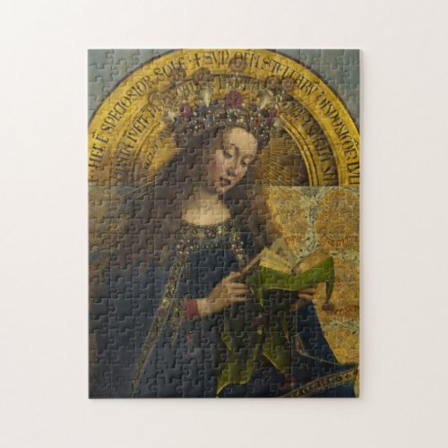 Virgin Enthroned The Ghent Altarpiece Jigsaw Puzzle