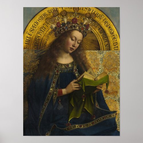 Virgin Enthroned The Ghent Altarpiece Poster