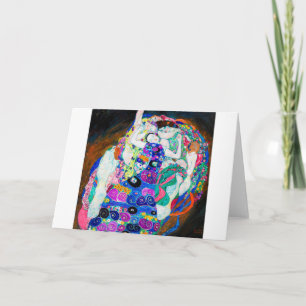 Virgin (Girls), Gustav Klimt Card