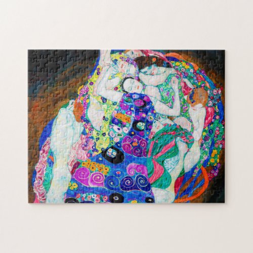 Virgin Girls Gustav Klimt Jigsaw Puzzle