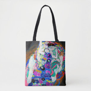 Virgin (Girls), Gustav Klimt Tote Bag