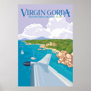 Virgin Gorda Poster (Purple)