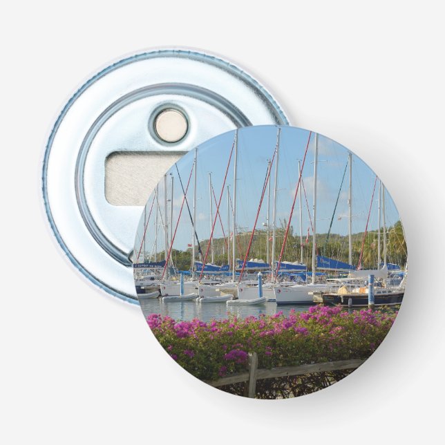 Virgin Gorda Yacht Harbor Bottle Opener (Front)