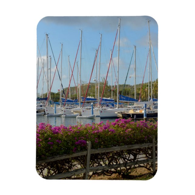 Virgin Gorda Yacht Harbor Magnet (Vertical)