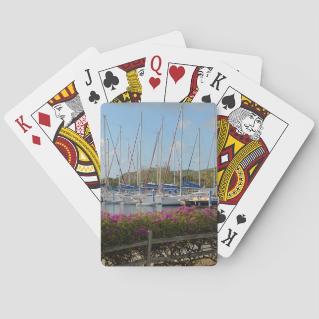 Virgin Gorda Yacht Harbor Poker Cards (Back)