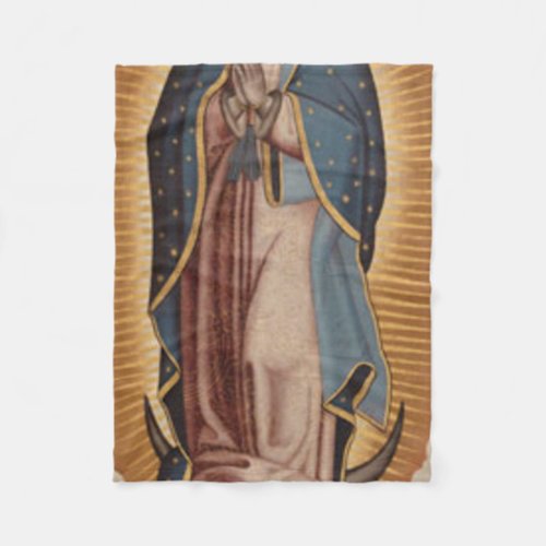 Virgin Guadalupe Fleece Blanket