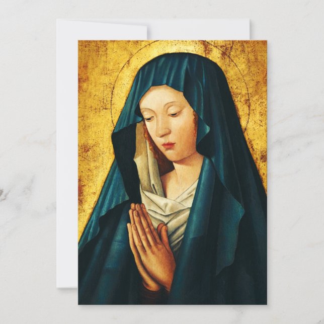 Virgin in prayer of Riga Invitation (Front)