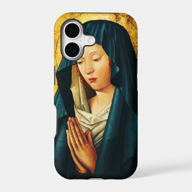 Virgin in prayer of Riga Iphone Case (Back)