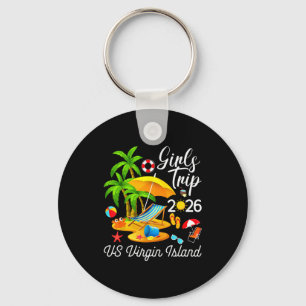 Virgin island summer tropical girls trip 2026 vibe keychain