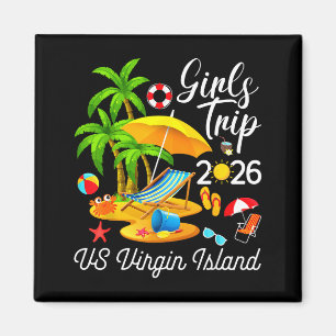 Virgin island summer tropical girls trip 2026 vibe magnet