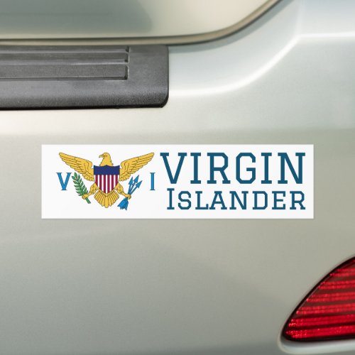 Virgin Islander Bumper Sticker