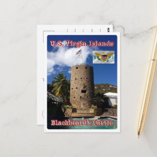 Virgin Islands - Blackbeard's Castle - Postcard
