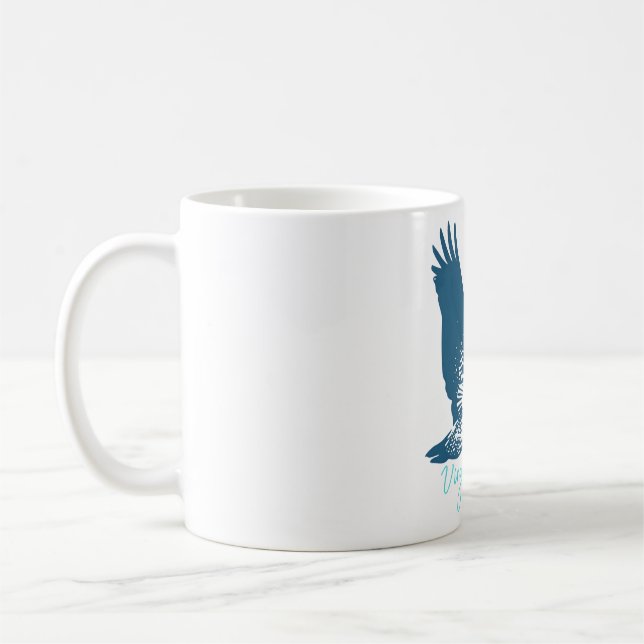 Virgin Islands brown pelican Coffee Mug (Left)