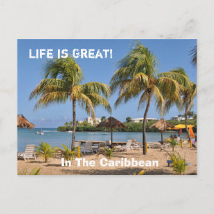Virgin Islands Caribbean Beach Tropical Ocean Postcard