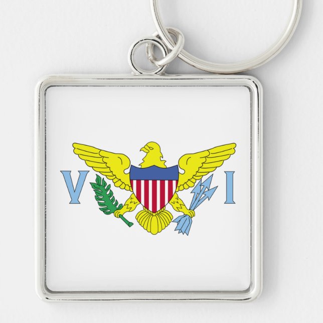 Virgin Islands Coat of Arms Keychain (Front)