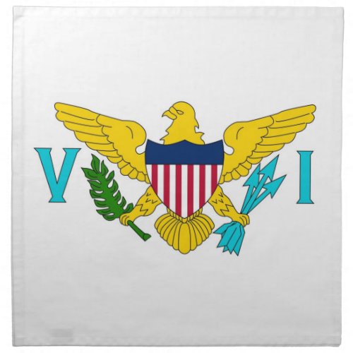 Virgin Islands Flag American MoJo Napkin