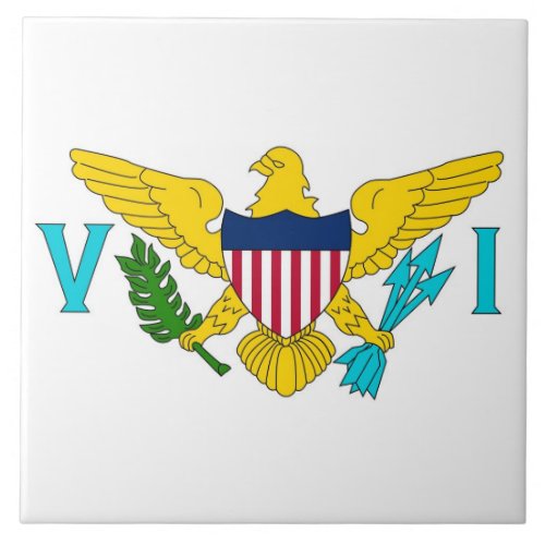 Virgin Islands Flag Tile