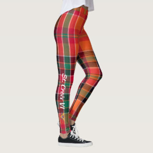 Virgin Islands Flag USVI St. Croix Madras Leggings