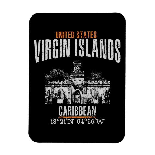 Virgin Islands Magnet (Vertical)