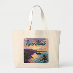 Virgin Islands National Park Beach St John Large Tote Bag