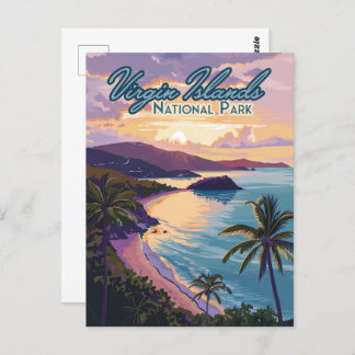 Virgin Islands National Park Beach St John  Postcard
