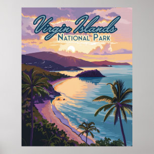 Virgin Islands National Park Beach St John Poster