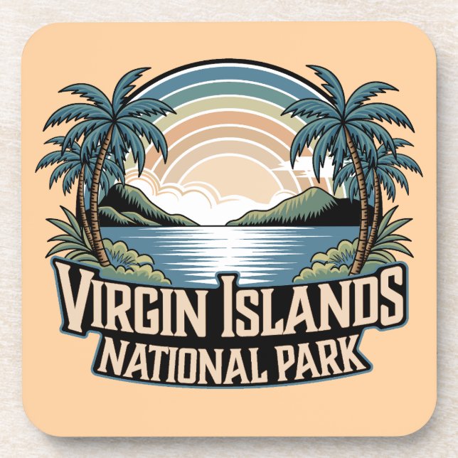 Virgin Islands National Park Beverage Coaster (Front)