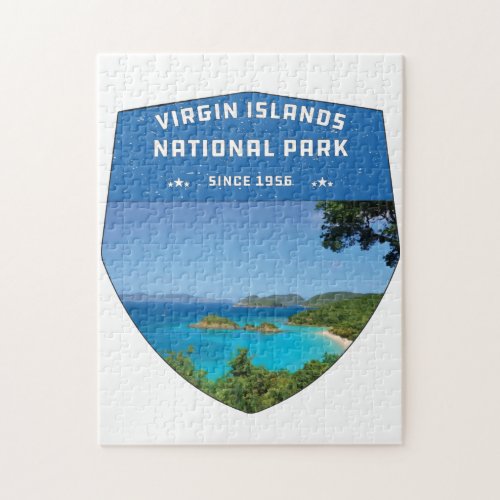Virgin Islands National Park Classic Vintage Retro Jigsaw Puzzle