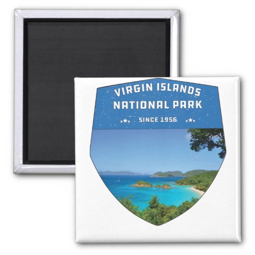 Virgin Islands National Park Classic Vintage Retro Magnet