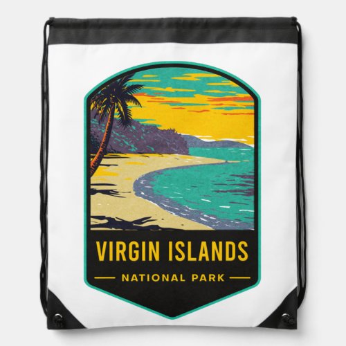Virgin Islands National Park Drawstring Bag