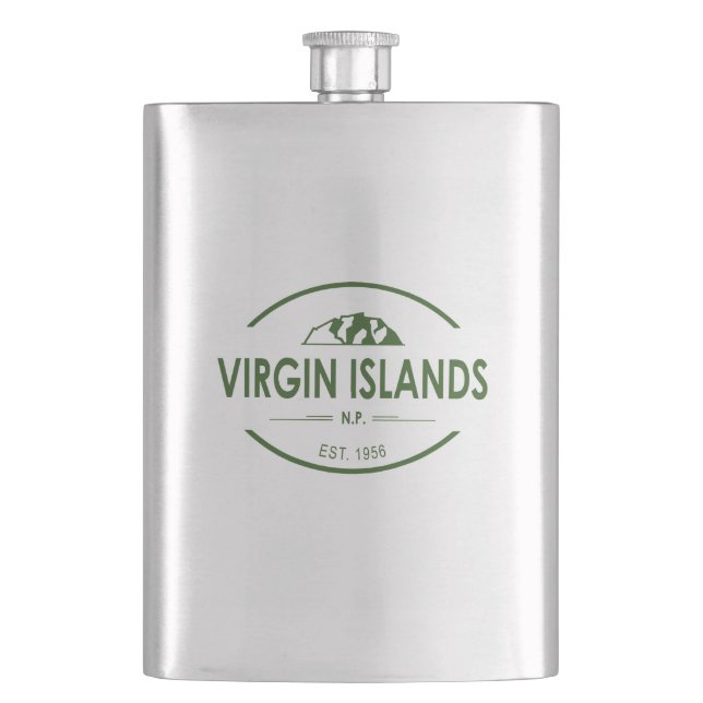 Virgin Islands National Park Flask (Front)