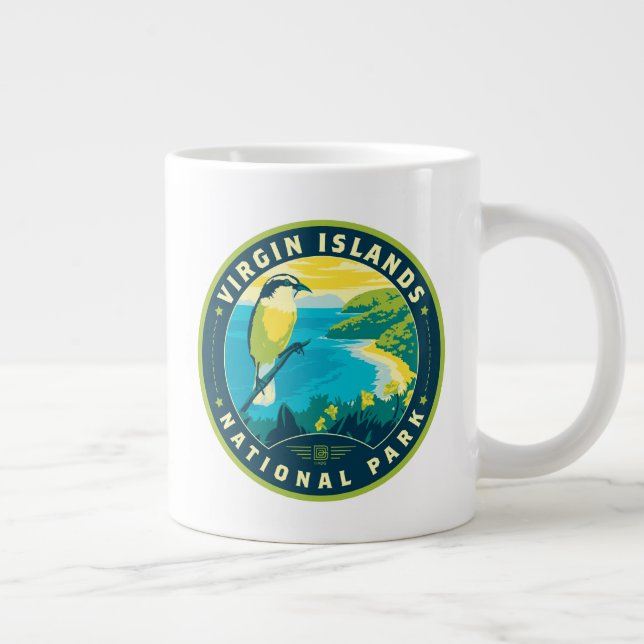 Virgin Islands National Park Giant Coffee Mug (Right)