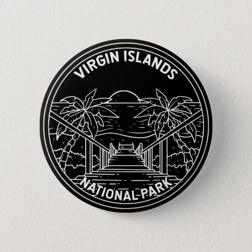 Virgin Islands National Park Monoline Button