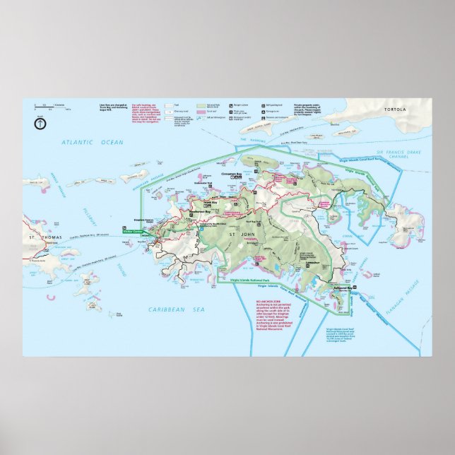 Virgin Islands National Park Poster (Front)