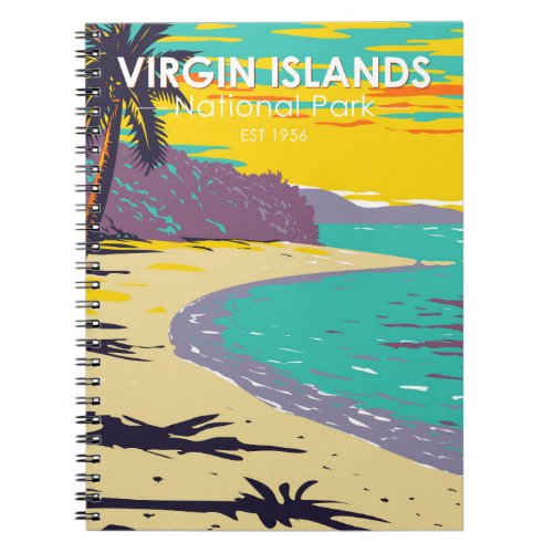 Virgin Islands National Park Trunk Bay Beach  Notebook