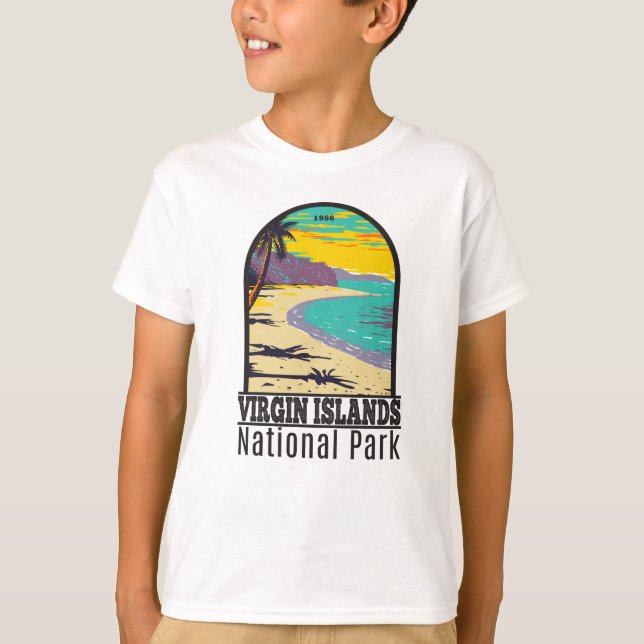 Virgin Islands National Park Trunk Bay Beach T-Shi T-Shirt (Front)